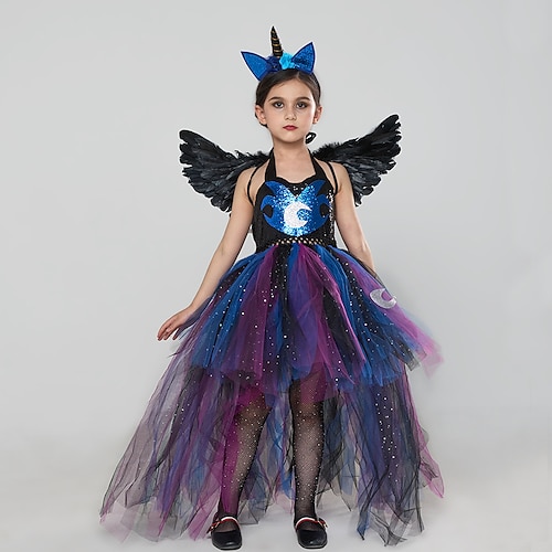 

Unicornio Vestidos Traje de cosplay Tutu Niños Chica Cosplay Víspera de Todos los Santos Rendimiento Fiesta Víspera de Todos los Santos Víspera de Todos los Santos Carnaval Mascarada Disfraces