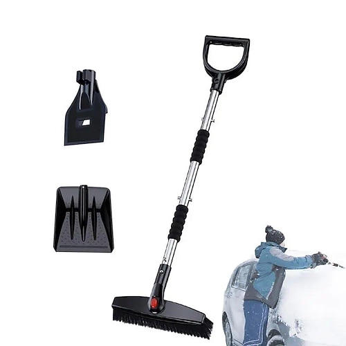 

Car Snow Shovel Kit Snow Brush For Car Collapsible 3-In-1 Snow Remover Kit For Cars Ice Scraper And Snow Brush For Car