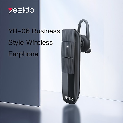 

YB06 Écouteurs sans fil TWS Casques oreillette bluetooth Contour d'Oreille Bluetooth5.0 Conception Ergonomique Stéréo Détection automatique des oreilles pour Apple Samsung Huawei Xiaomi MI Yoga