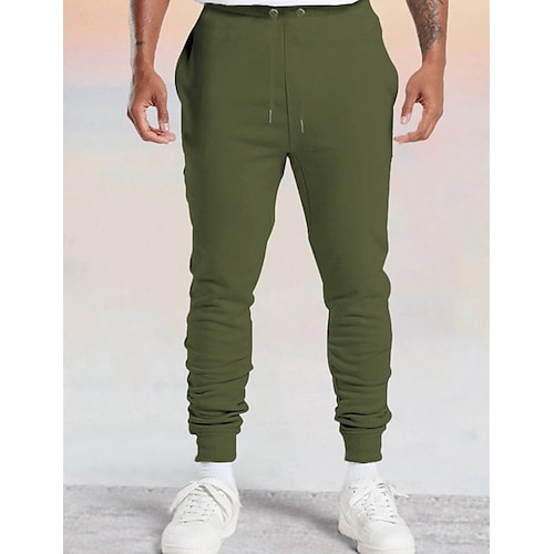 

Hombre Pantalones de Deporte Persona que practica jogging Pantalones Correa Cintura elástica Puño elástico Plano Comodidad Transpirable Casual Diario Festivos Deportes Moda Negro Amarillo