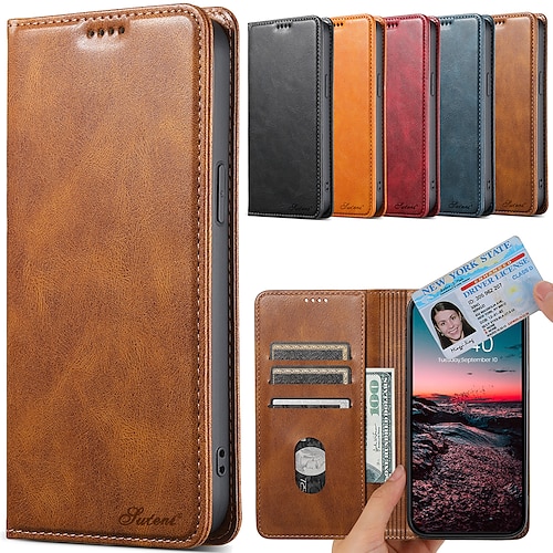 

teléfono Funda Para Samsung galaxia S23 S22 S21 S20 Plus Ultra Tarjetas billetera Cartera Magnética Cremallera Graphic TPU Cuero de PU