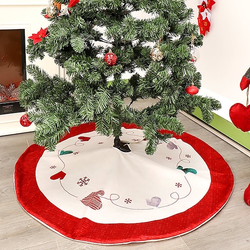 

Christmas Decorative Supplies 120cm Glove String Christmas Tree Skirt Christmas Tree Decorative Supplies