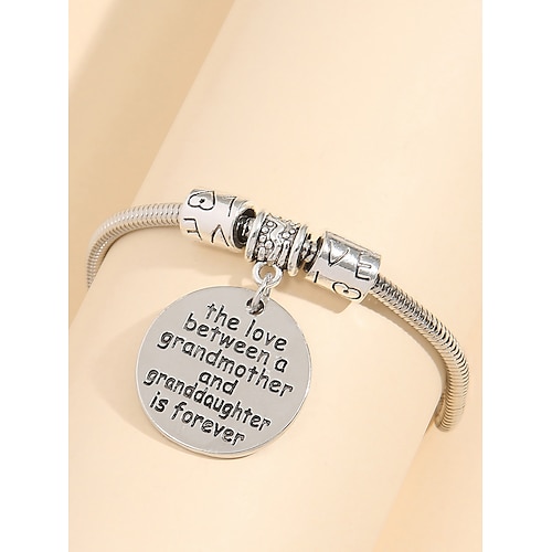 

Mujer Pulseras Moda Exterior Letra Pulsera