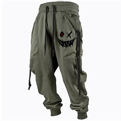 

Per uomo Pantaloni della tuta Pareggiatore Pantaloni A cordoncino Vita elastica Stampa 3D Astratto Stampe astratte Comfort Sportivo Informale Giornaliero Misto cotone Streetwear Originale Nero Giallo