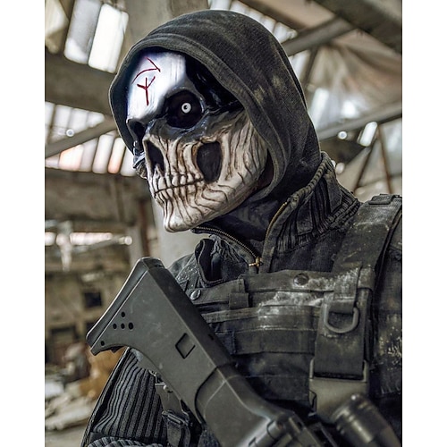 Call Of Duty Skull Mask Halloween Props Adults' Men's Women's Horror Scary  Costume Halloween Halloween Carnival Mardi Gras Easy Halloween Costumes  2024 - $17.99