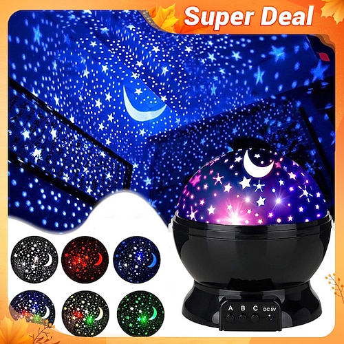 

Starry Night Light Projector Galaxy Light Projector Led Rotating Moon Star Projector Night Light Lamps for Bedroom Party Decorations Birthday Gifts