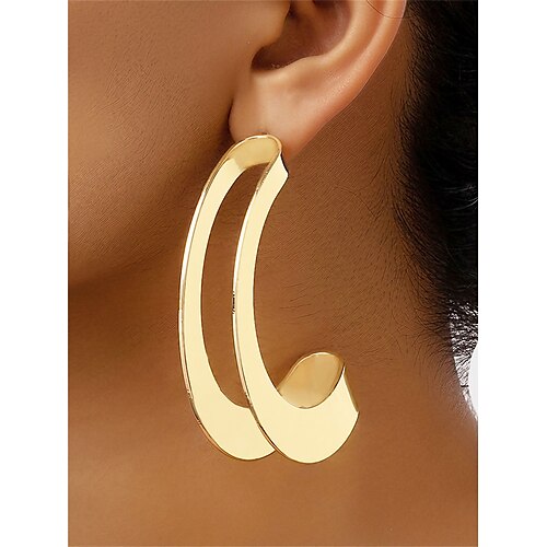 

Femme Boucles d'oreille Mode Extérieur Géométrie Boucle d'oreille