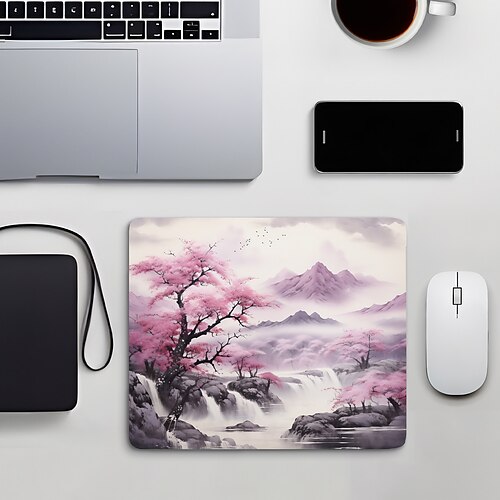 

Mouse Pad Large Keyboard Pad Topographic Mouse Pad Mouse Pad for Keyboard with Anti-Slip Rubber Base, Extended Desk Pad