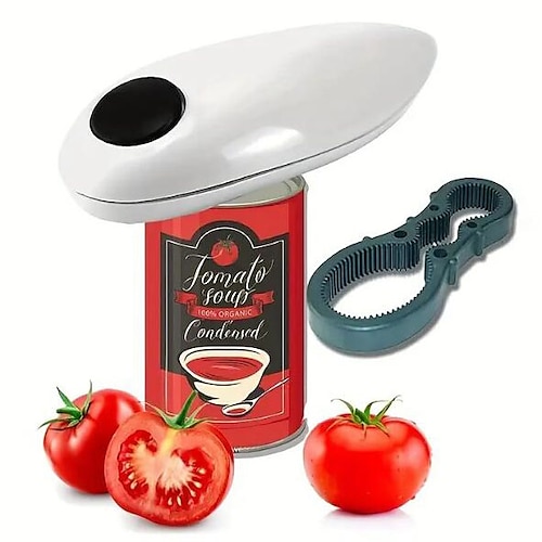 Electric Can Opener Hands Free Automatic No Sharp Edges Best Gift For  Women, Senior With Arthritis