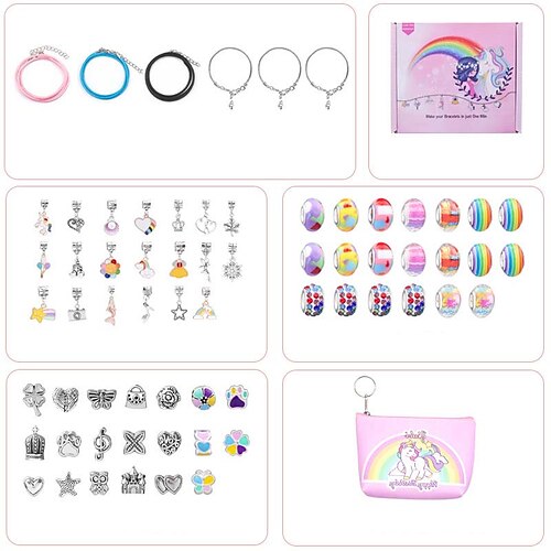 2023 New Upgrade Charm Bracelet Making Kit, Jewelry Making