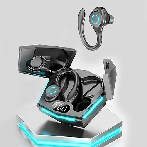 

iMosi S900 True Wireless Headphones TWS Earbuds Ear Hook Bluetooth 5.3 LED Light Stereo with Charging Box for Apple Samsung Huawei Xiaomi MI Everyday Use Mobile Phone Office Business Travel