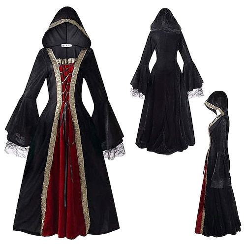 

Medieval Renaissance Cocktail Dress Vintage Dress Prom Dress Outlander Women's Cosplay Costume Halloween Party Festival Dress