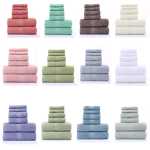  MyPillow Towel 6-Piece Set, Includes - 2 Bath Towel, 2