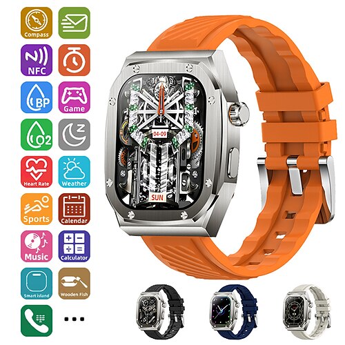 

Z79 Max Smartwatch BT Call Compass NFC Voice Assistant Women Sports Fintess GPS SmartWatch