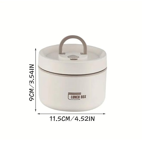 Insulated Lunch Box, Bento Box, Portable Insulated Lunch Container,  Stackable Leakproof Stainless Steel Food Container, For Teenagers  School,Canteen, Back School 2024 - $22.99