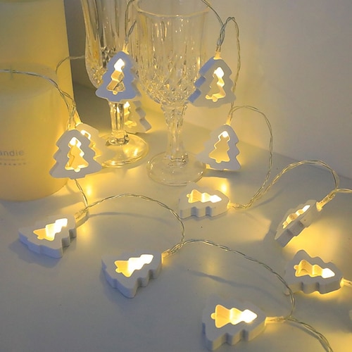 

Christmas 3M String Lights 20 LEDs EL Warm White Holiday Lights Indoor Batteries Powered