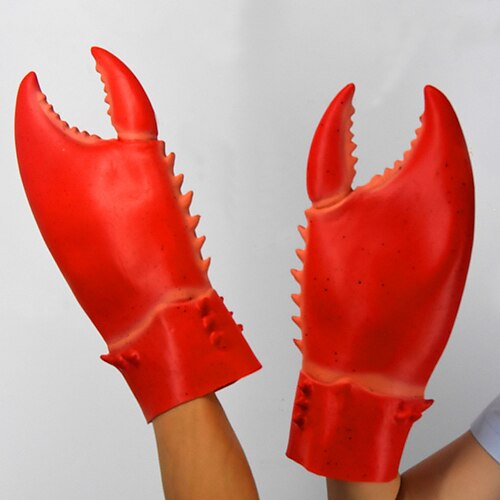 

Funny Lobster Crab Claws Gloves Hands Weapon Props Halloween Toys