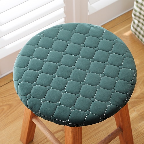 

Coussin de siège rond, coussins de chaise super doux pour canapé, tabouret, chaise, housse de tapis de chaise antidérapante avec attaches pour la maison, le bureau, l'extérieur