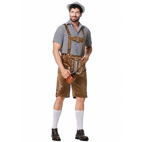  Sopiva Oktoberfest-puku - Dirndl naisille tai Lederhosen miehille Alppien saksalainen baijerilainen olutpuku täydellinen olutfestivaalille juhliin Halloweeniin teema-juhliin - myydään erikseen