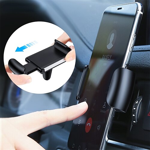 

Soporte para teléfono de coche con clip ensanchado, soporte ajustable para salida de aire de coche, soporte manos libres para ventilación de aire para iphone, soporte para teléfono inteligente