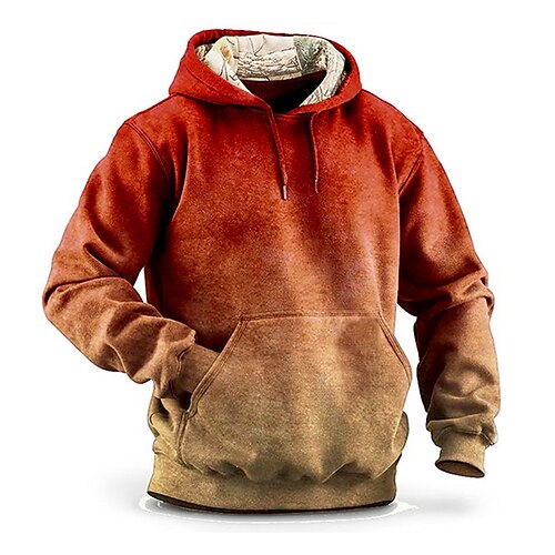 

Homme Sweat à capuche Bleu Roi Bleu Orange Marron Capuche Bloc de couleur Pente Sport Loisir du quotidien Vacances Vêtement de rue Frais Décontractées Printemps Automne Vêtement Tenue Pulls