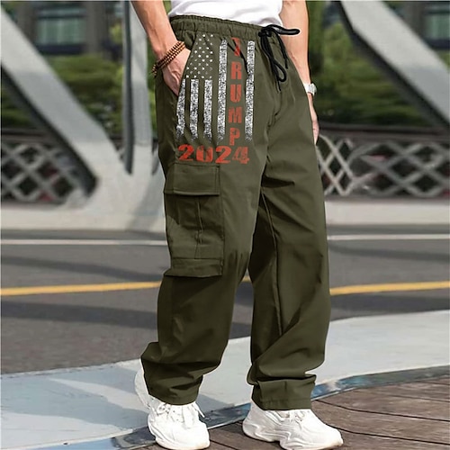 National Flag Vintage Men's 3D Print Pants Trousers Outdoor Daily