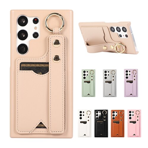 

telefone Capinha Para Samsung Galaxy S23 Ultra Plus S23 S22 S22 Plus Ultra A54 A53 A52 Capa traseira Resistência à Queda nos Quatro Cantos com alça transversal removível Slots de suporte de cartão