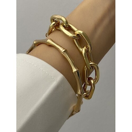 

Women's Bangle Fashion Outdoor Geometry Bracelets Bangles