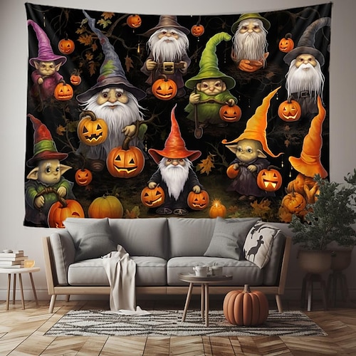 

Tapiz colgante de Halloween, arte de pared, tapiz grande, decoración mural, fotografía, telón de fondo, manta, cortina, decoración para el hogar, dormitorio y sala de estar