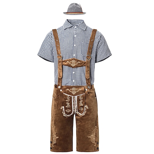  Sopiva Oktoberfest-puku - Dirndl naisille tai Lederhosen miehille Alppien saksalainen baijerilainen olutpuku täydellinen olutfestivaalille juhliin Halloweeniin teema-juhliin - myydään erikseen