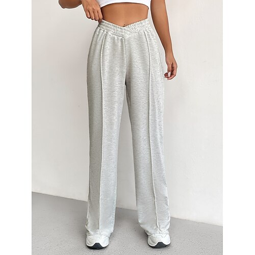 

Mulheres Calça Joggers Calças Esportivas Calças Atlético Roupa Esportiva Respirável Secagem Rápida Pavio Humido Ginástica Treino de Ginástica Corrida Roupa de esporte Roupas Esportivas Cor Sólida