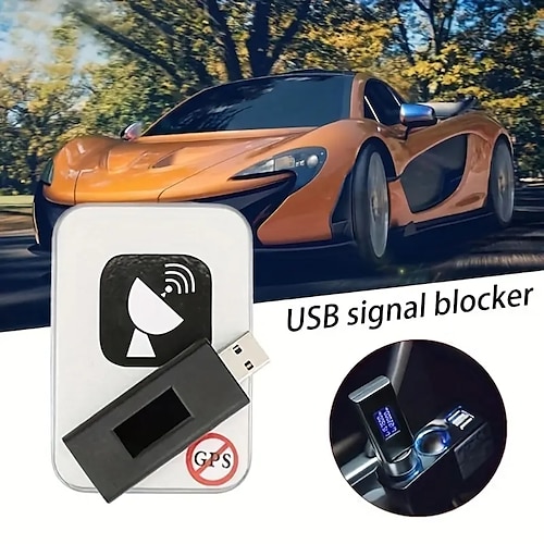 

Car GPS Blocker Isolator Signal Blocking-GPS Shield Anti Signal Blocker USB Powered Anti-Tracking
