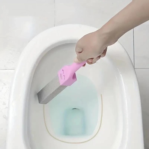 

Eliminate Stubborn Hard Water Rings with this 1pc Pumice Stone Toilet Bowl Cleaner - Perfect for Bath/Pool/Household Cleaning! , Bathroom Tools