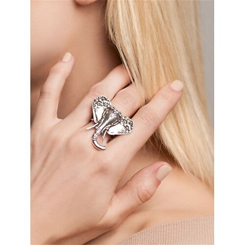 

Women's Rings Fashion Outdoor Elephant Ring