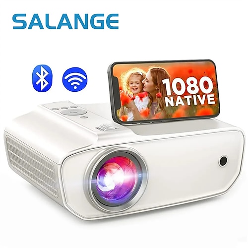 

Salange P69 projecteur full HD 1080p 8500 lumens Miracast home cinéma pour téléphone compatible HDMI WiFi Bluetooth