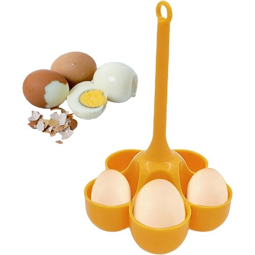 Five Holes Silicone Boiled Egg Tray, Boiled Egg Device, High