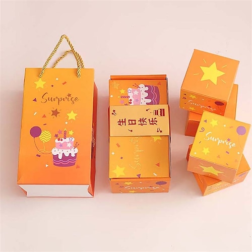 Glaric Surprise Box Gift Box,Bounce Surprise Gift Box,Surprise Gift Box  Explosion for Money Creativity Folding Bouncing Red Envelope Gift Box for  Birthday(12 bouncing boxes) 2023 - $16.99