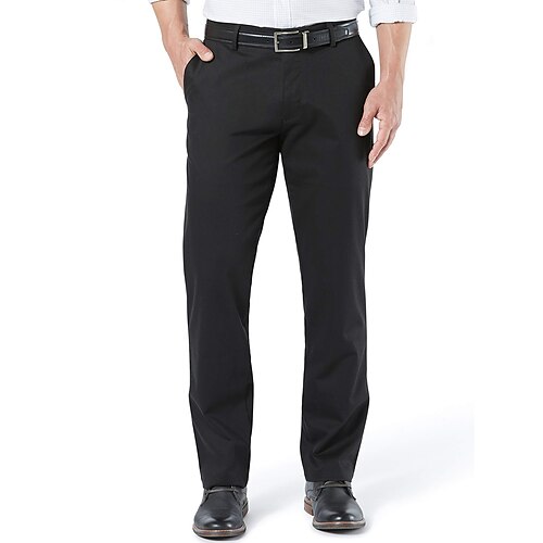 

Hombre Pantalones Chinos pantalones chinos Bolsillo Plano Comodidad Transpirable Exterior Diario Noche 100% Algodón Moda Casual Negro Caqui