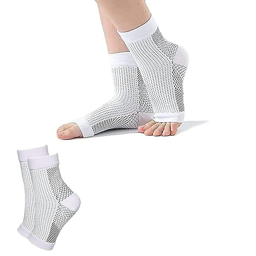 3 Pairs Neuropathy Socks,Toeless Compression Socks for Women and Men ...