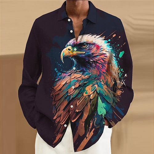 Men's Vintage Eagle Long Sleeve Tee