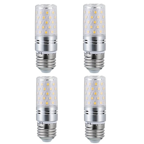 

4pcs 8w luzes de milho led 500-800 lm e27 /e14 /e12 t60 contas de led smd 2835 branco quente/branco natural/branco 110-240 v