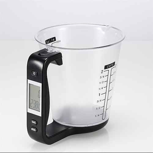 the Scale measuring jug 600ml. with measuring scale. Beaker for