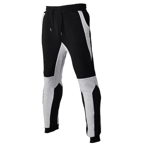 

Herren Jogginghose Trainingshose Jogginghose Jogger Tasche Kordelzug Elastische Taille Farbblock Komfort Atmungsaktiv Outdoor Täglich Ausgehen Modisch Brautkleider schlicht Schwarz Rote