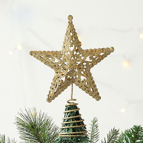 

étoiles arbre topper arbre top étoiles de noël décor décorations de noël étoiles décor arbre de noël topper or arbre de noël topper lumière de noël led topper étoiles de noël