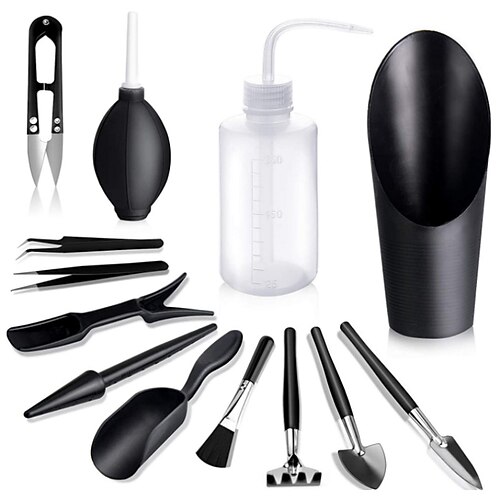 

Black Series Succulent Plant Tools Garden Tool Set Indoor Planting Pot Transfer Gardening Set