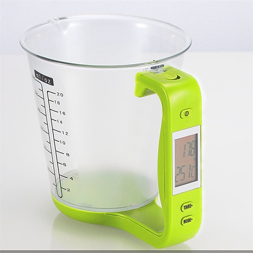 4-In-1 1-1000G 600ML Capacity Measuring Cup Digital LCD Display Detachable  Kitchen Scales Beaker Electronic Food Volume Weight Measurement Tool Units  Conversion/Tare Function