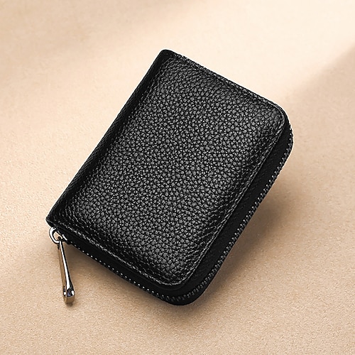 Wallet for Women, Waterproof Large Capacity Leather Card Case