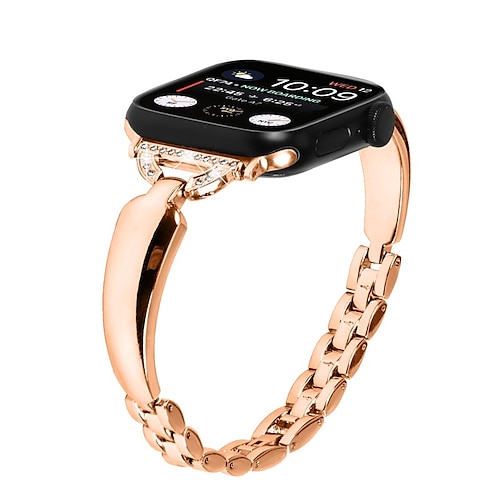 

Bijoux Bracelet Compatible avec Bracelet Apple Watch 38mm 40mm 41mm 42mm 44mm 45mm 49mm Homme Paillettes Diamant bling Alliage Bracelet de remplacement pour iwatch Series Ultra 8 7 SE 6 5 4 3 2 1