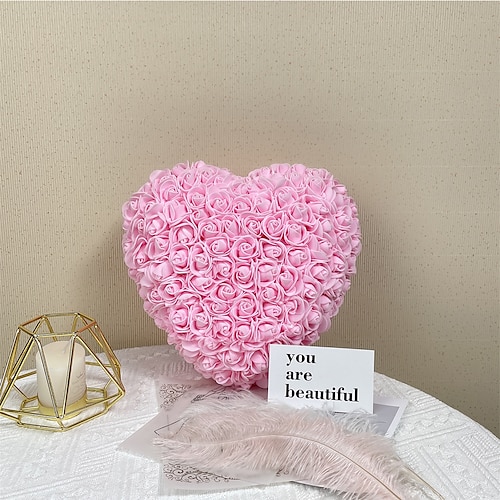 

1pc fleur immortelle qixi cadeau de Saint Valentin amour cadeau d'anniversaire rose en forme de coeur confession cadeau de petite amie adapté pour maman petite amie cadeau d'anniversaire cadeau