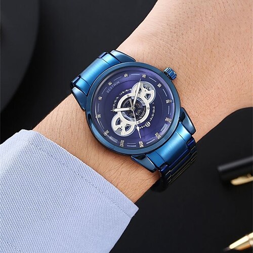 

neuer Bestwin Dr. Tong Marke Herrenuhren Leuchtkalender Kleine Dreizeiger Mode Quarzuhr Wasserdichte Sport Herrenarmbanduhr